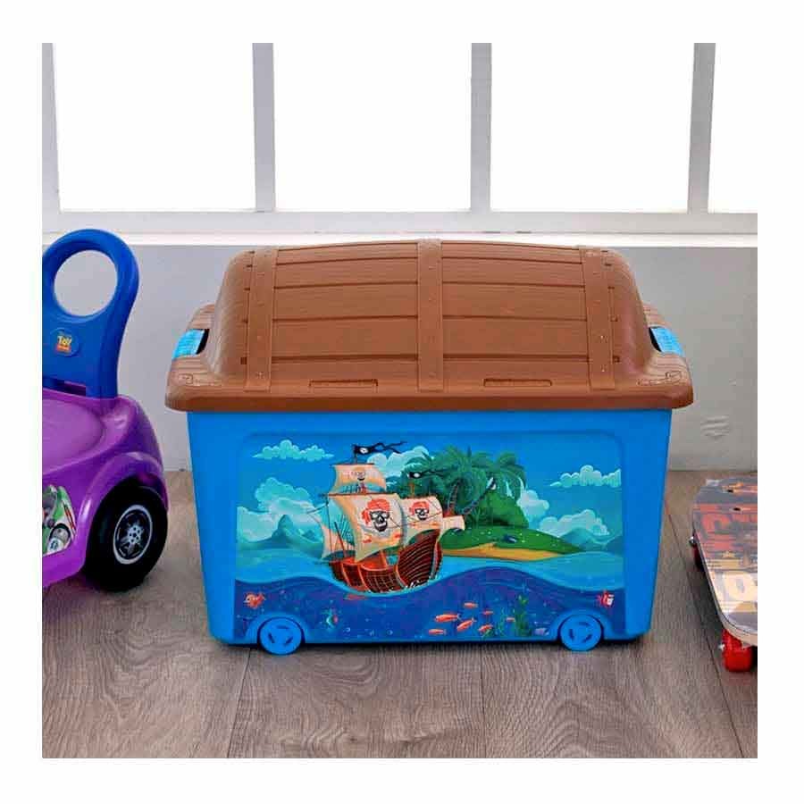 KIS W BOX 50L PIRATE BLUE