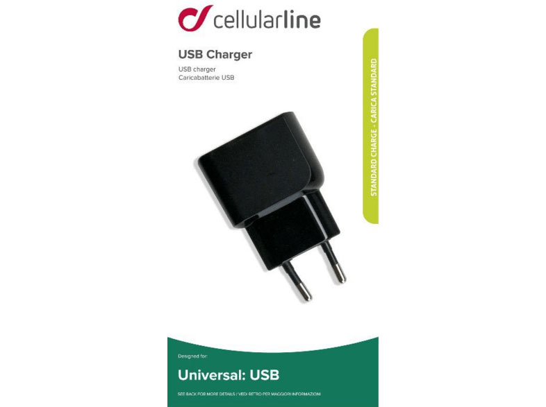 CELLULAR LINE ΦΟΡΤΙΣΤΗΣ UNIVERSAL USB 1AH 5W