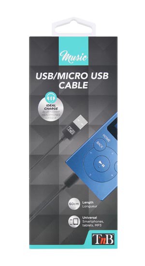 TNB MICRO USB TO USB 2.0 BLACK