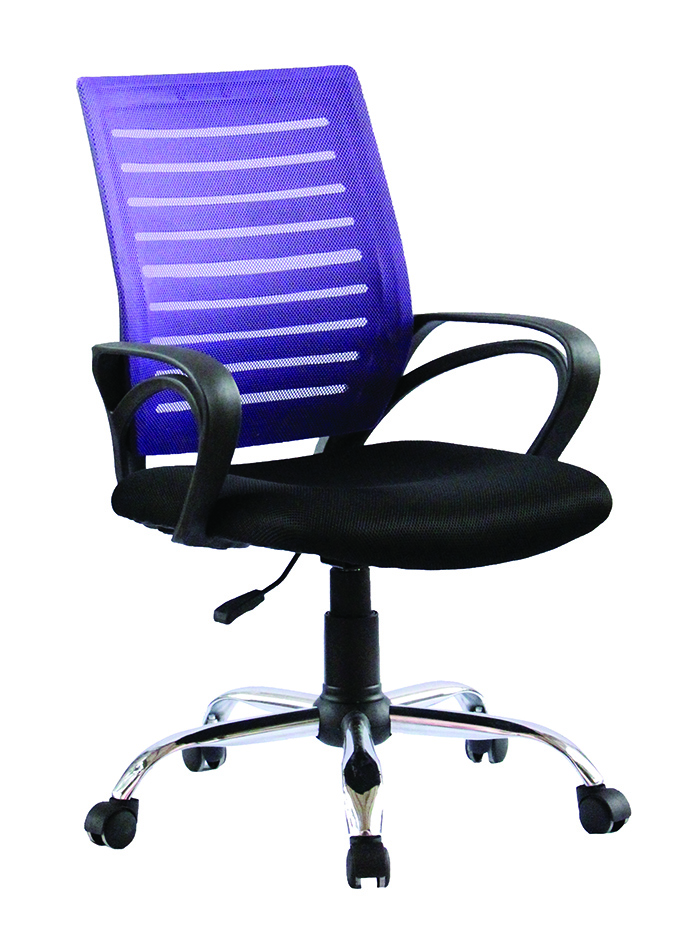 ZETA OFFICE CHAIR PURPLE 60Χ60CM