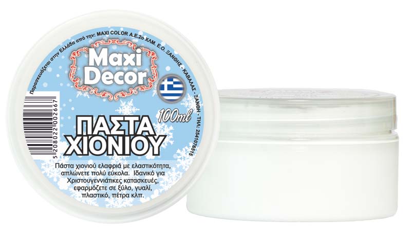 MAXI DÉCOR ΠΑΣΤΑ ΧΙΟΝΙΟΥ 100ML