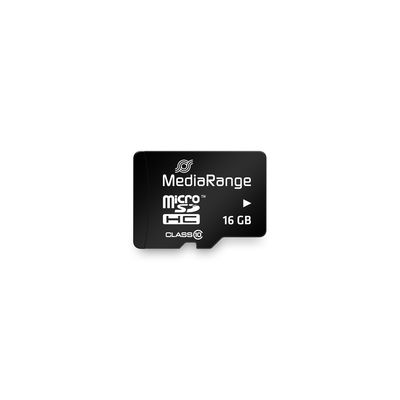 MEDIARANGE MICRO SDHC MEMORY CARD 16GB 10 CL