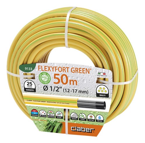 CLABER 9133 ΛΑΣΤΙΧΟ ΠΟΤΙΣΜΑΤΟΣ FLEXY GREEN 50M 1/2