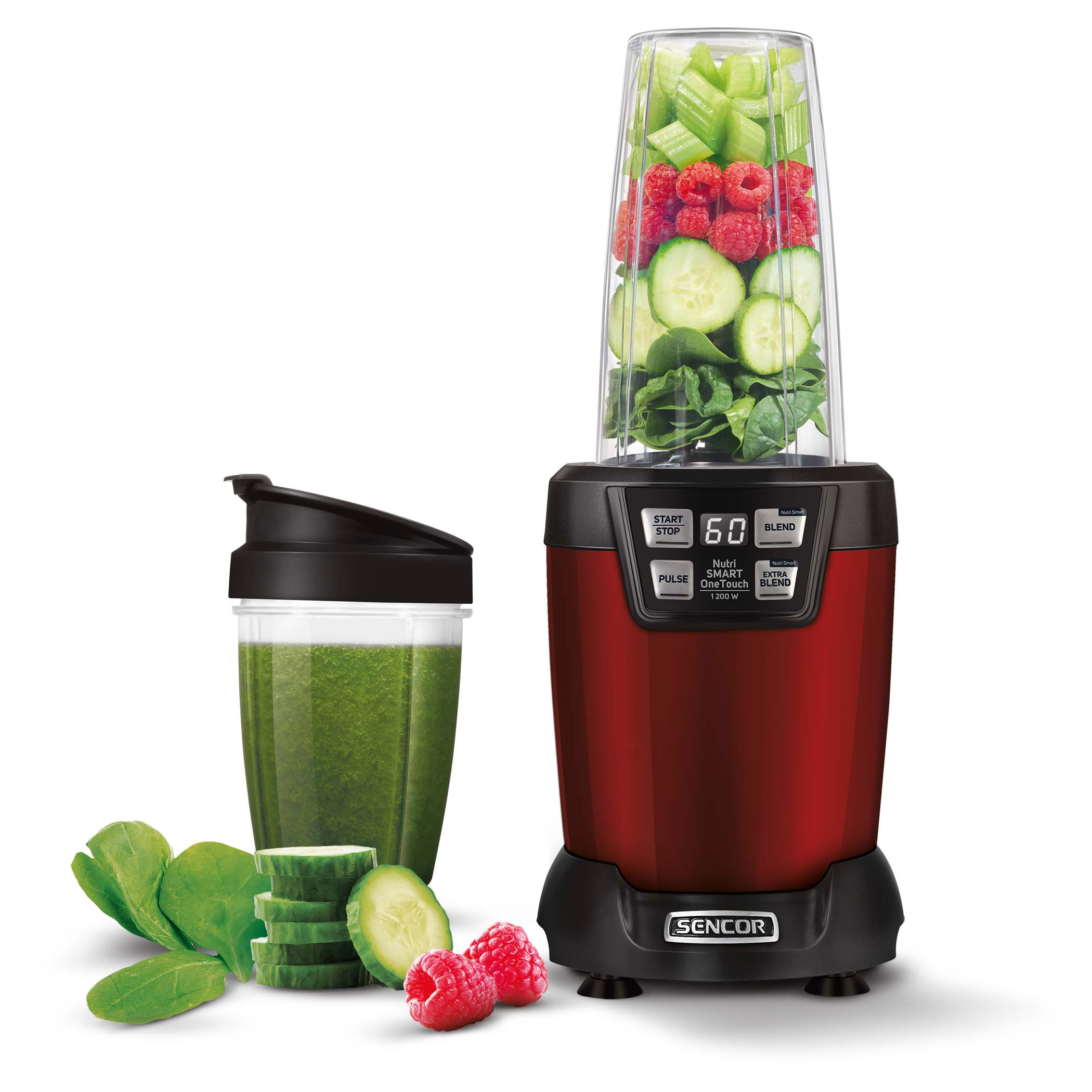 SENCOR SNB6601RD NUTRI BLENDER 1LT 1,2KW