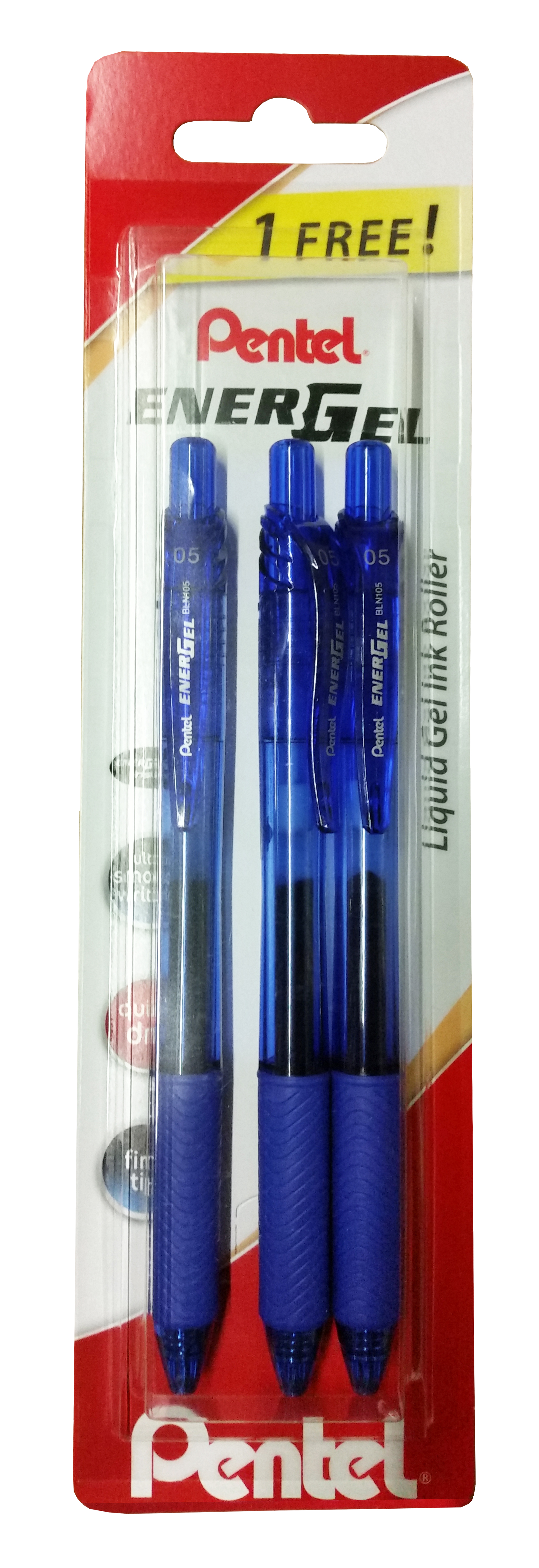 PENTEL BLN105/3-C ΣΤΥΛΟ ΜΕ ΜΕΛΑΝΙ ENERGEL X ΤΖΕΛ 0.5MM ΜΠΛΕ