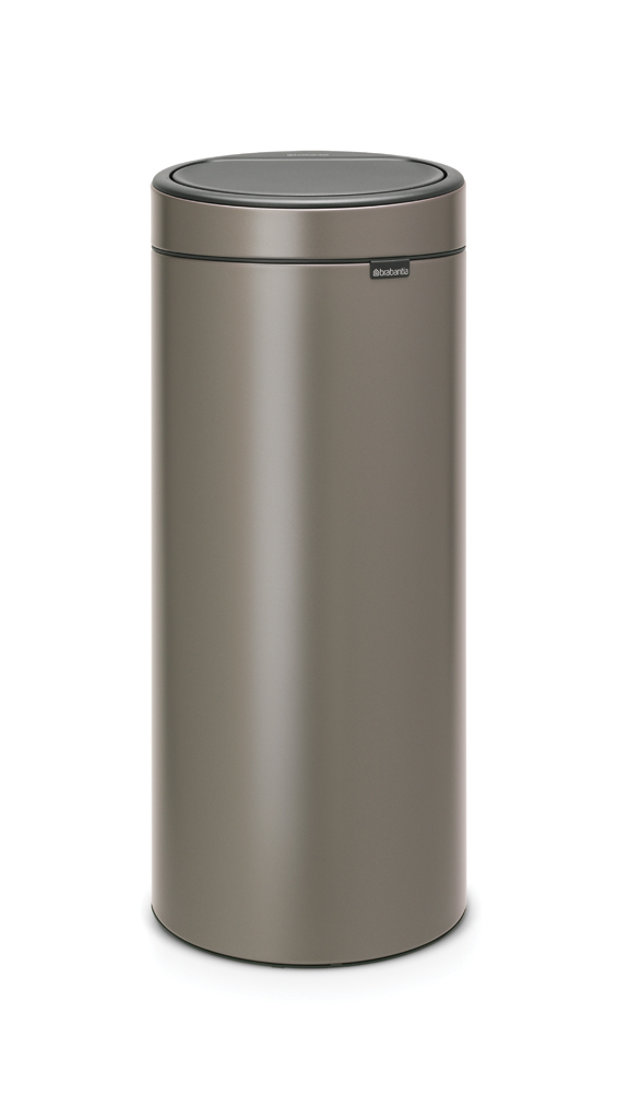 BRABANTIA TOUCH BIN NEW, 30L - PLATINUM