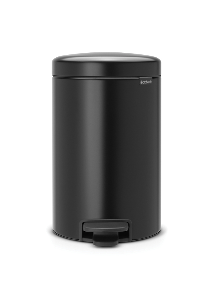 PEDAL BIN NEWICON, 12 LITRE - MATT BLACK