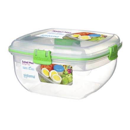 SISTEMA TO GO SALAD MAX 1.3L + CUTLERY