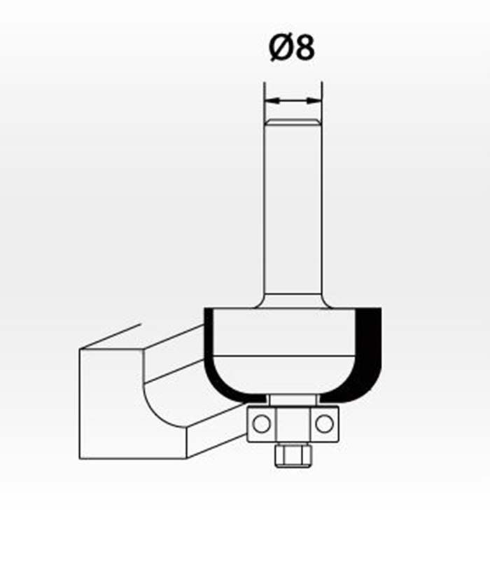 KREATOR CORE BOX BIT WITH BEARING