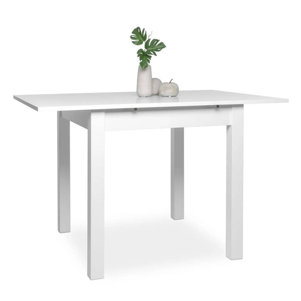 FINORI COBURG 80 - 120CM EXTENDABLE TABLE WHITE