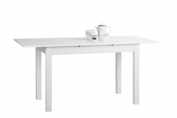 FINORI COBURG 120 - 160CM EXTENDABLE TABLE WHITE