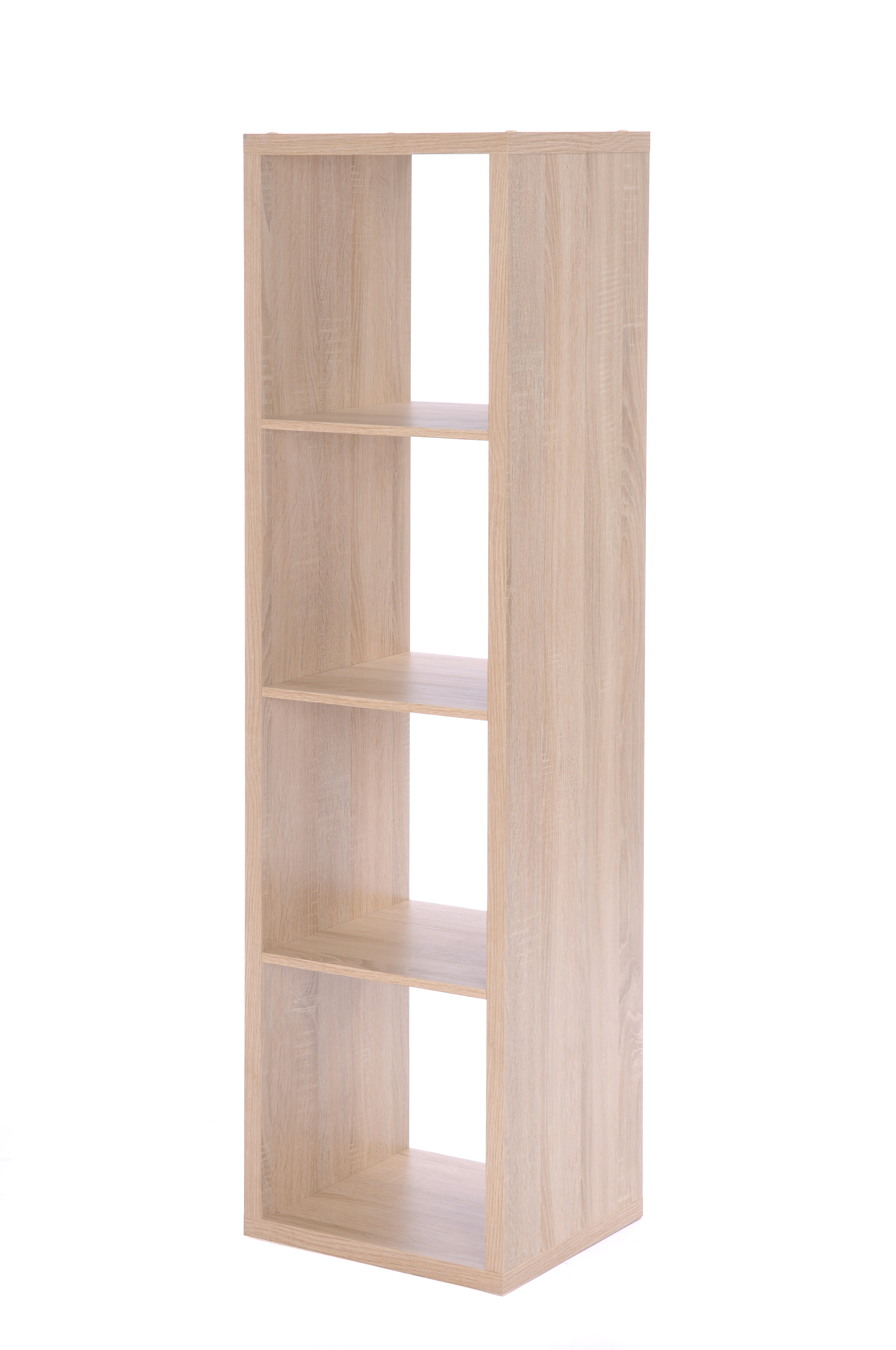 MAX4 SHELF UNIT COLUMN WITH 4 CUBES OAK 38X141X33CM