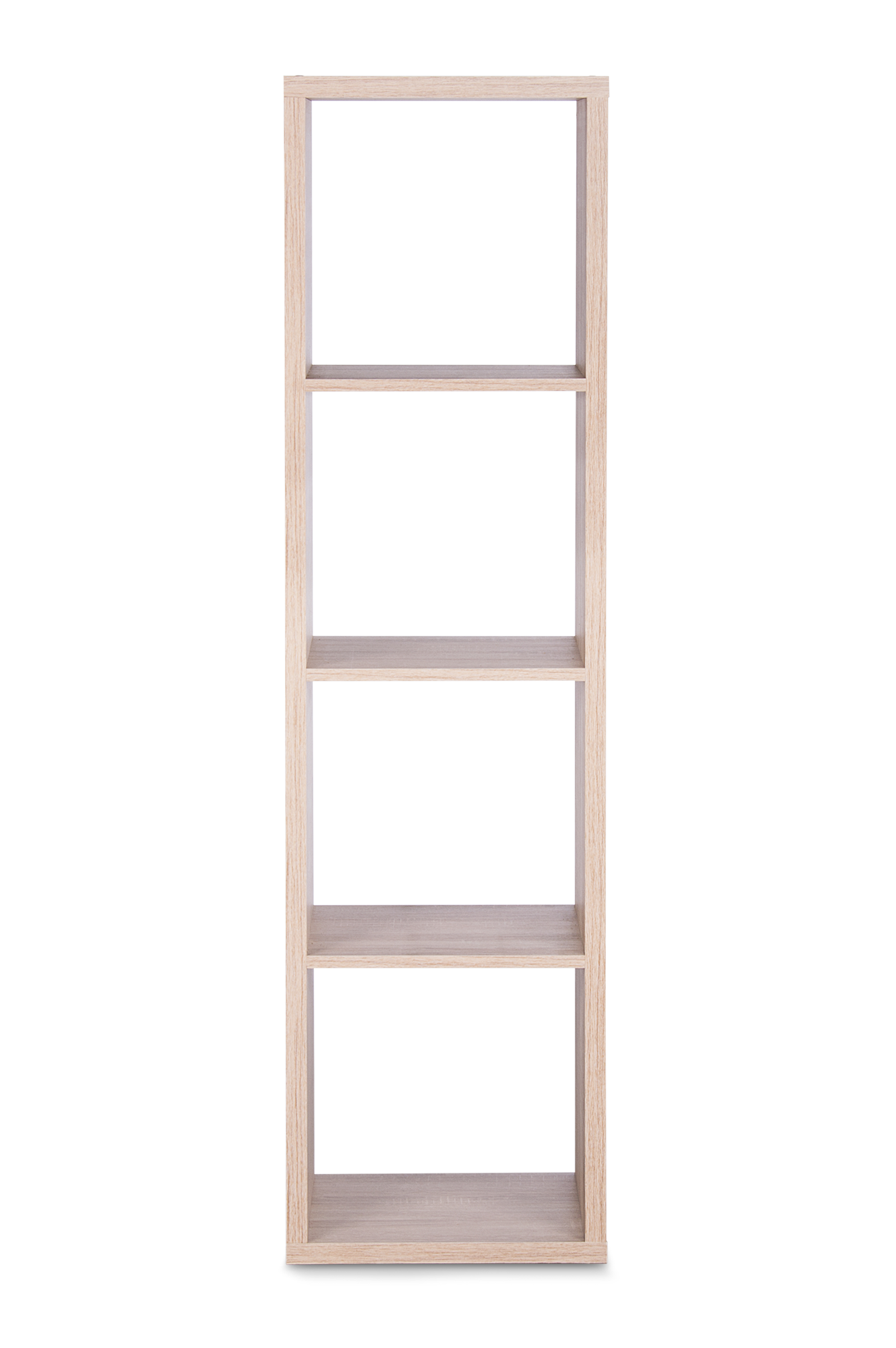 MAX4 SHELF UNIT COLUMN WITH 4 CUBES OAK 38X141X33CM