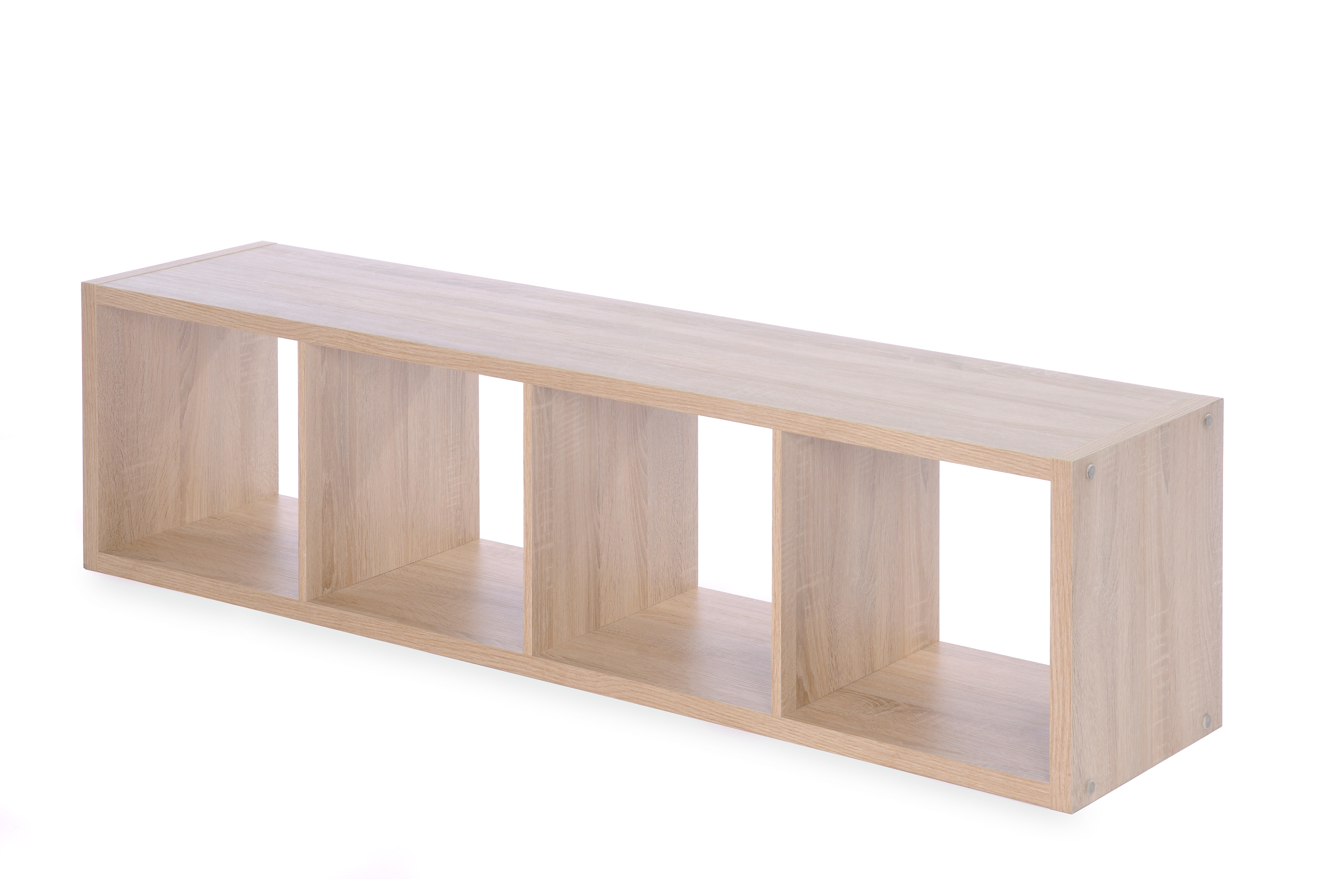 MAX4 SHELF UNIT COLUMN WITH 4 CUBES OAK 38X141X33CM