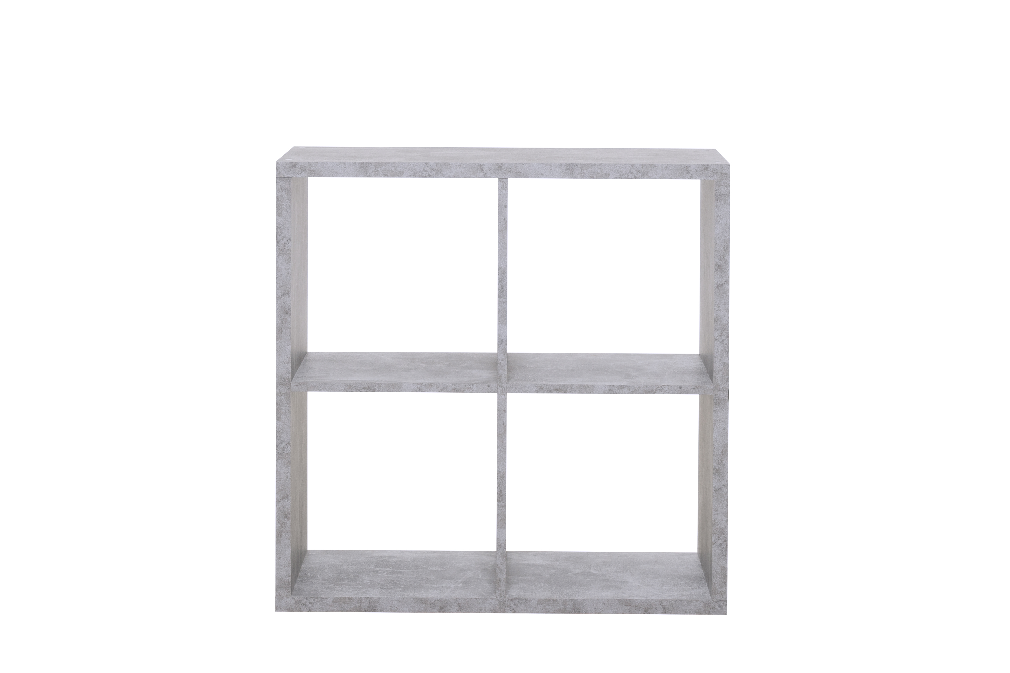 MAX4 SHELF UNIT WITH 4 CUBES CONCRETE 73X73X33CM