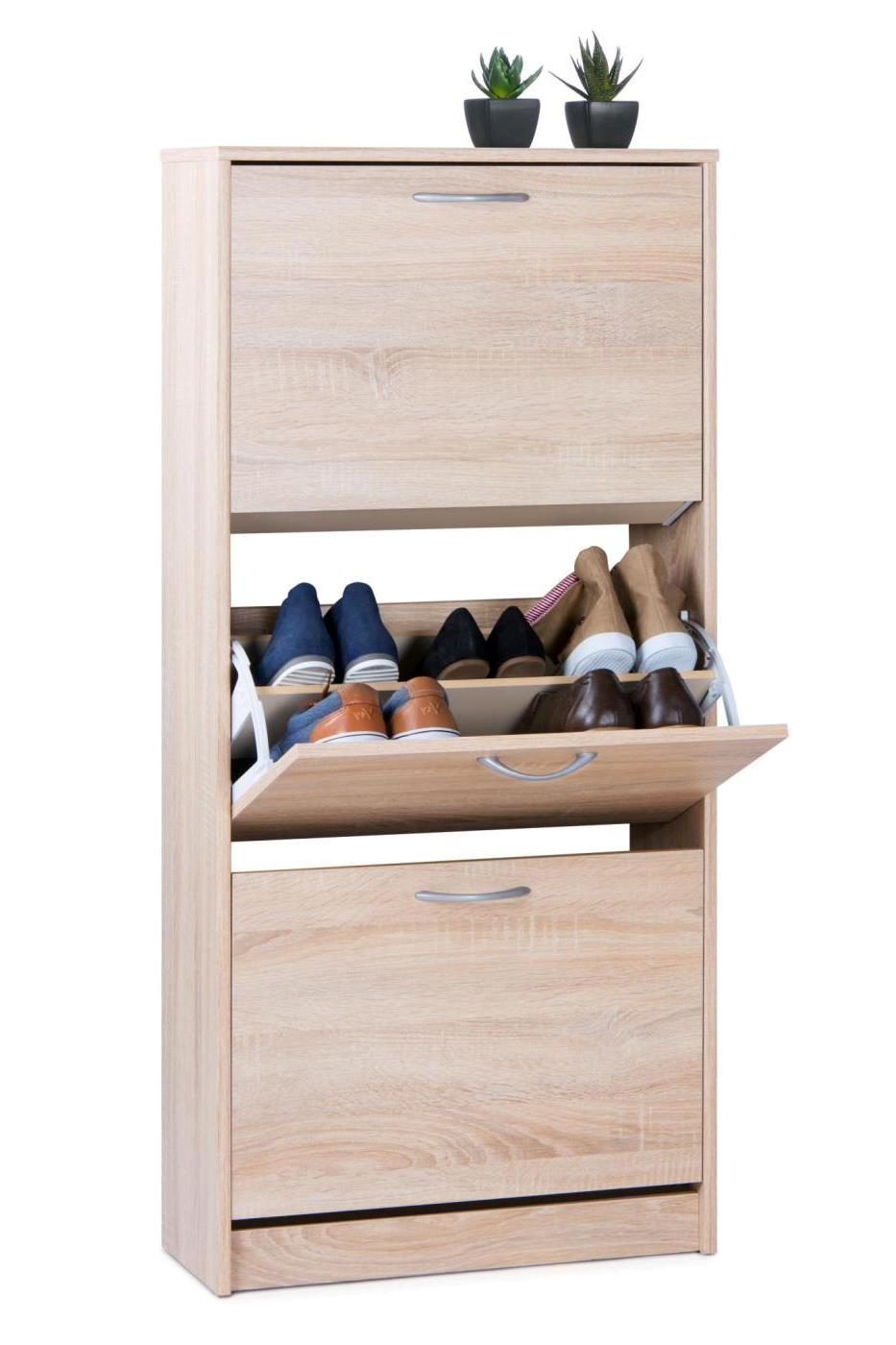 MAINZ-1 SHOE CABINET OAK 58Χ123.5Χ25