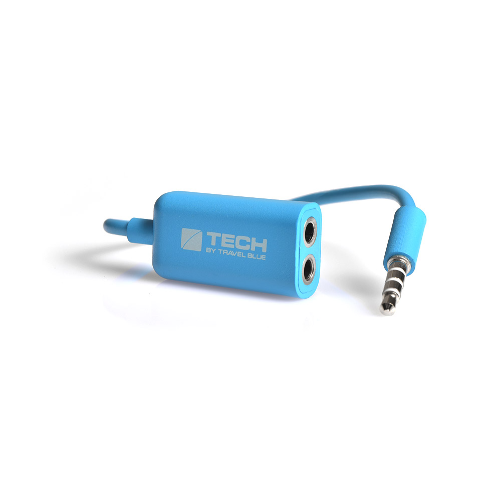 TRAVEL BLUE DUAL MUSIC ADAPTOR