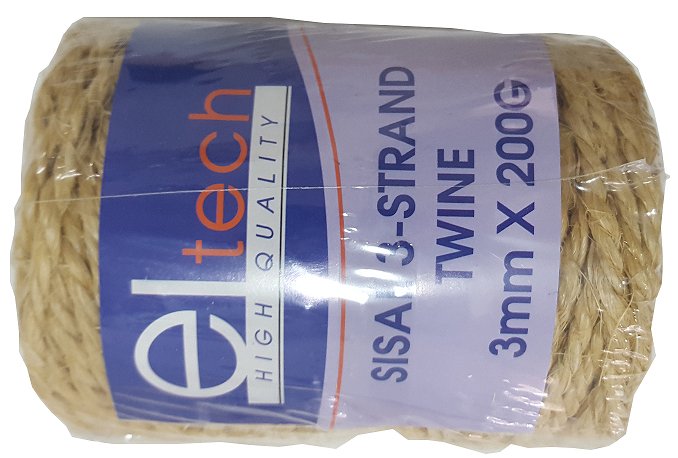 ELTECH SISAL ROPE 3mm x 100M