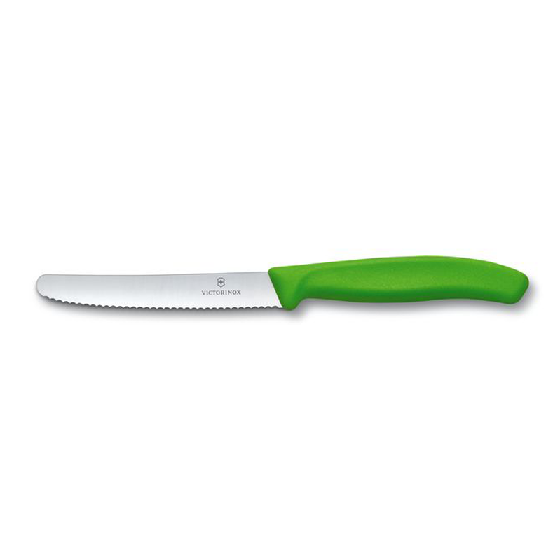 VICTORINOX CLASSIC KITCHEN KNIFE 11CM GREEN