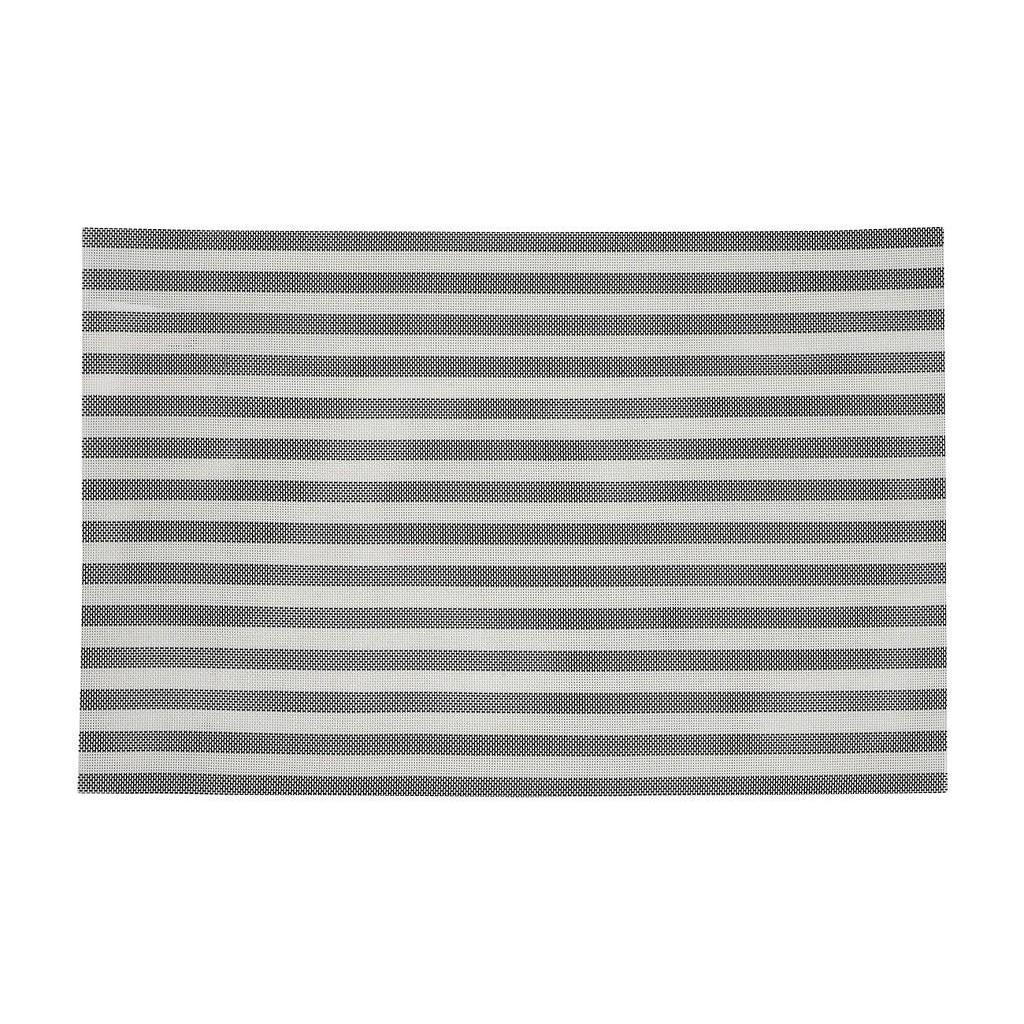 ESPIEL PLACEMAT GREY 45 X 30CM STRIPE