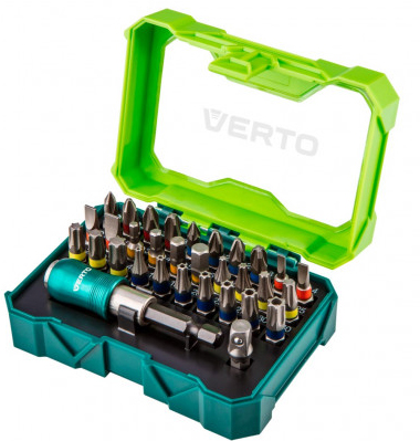 VERTO 32PCS BITS 25mm & MAGNETIC HOLDER