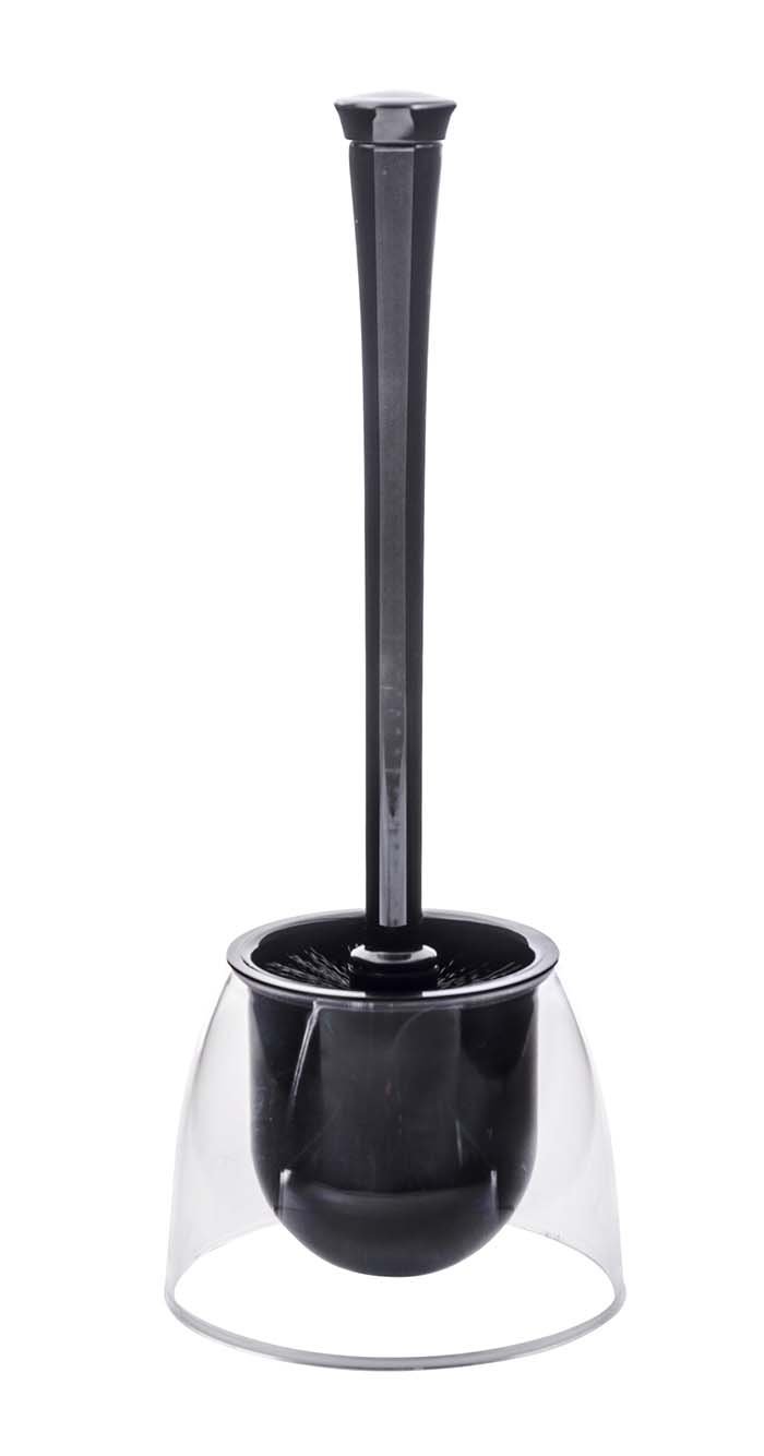 WENKO TOILET BRUSH FIESTA BLK/TRN