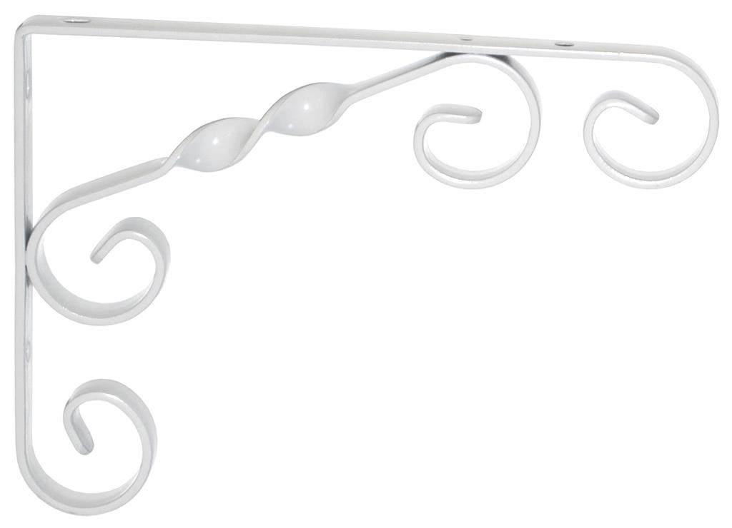 ELEMENT ORNAMENT BRACKET 18X13CM WHITE