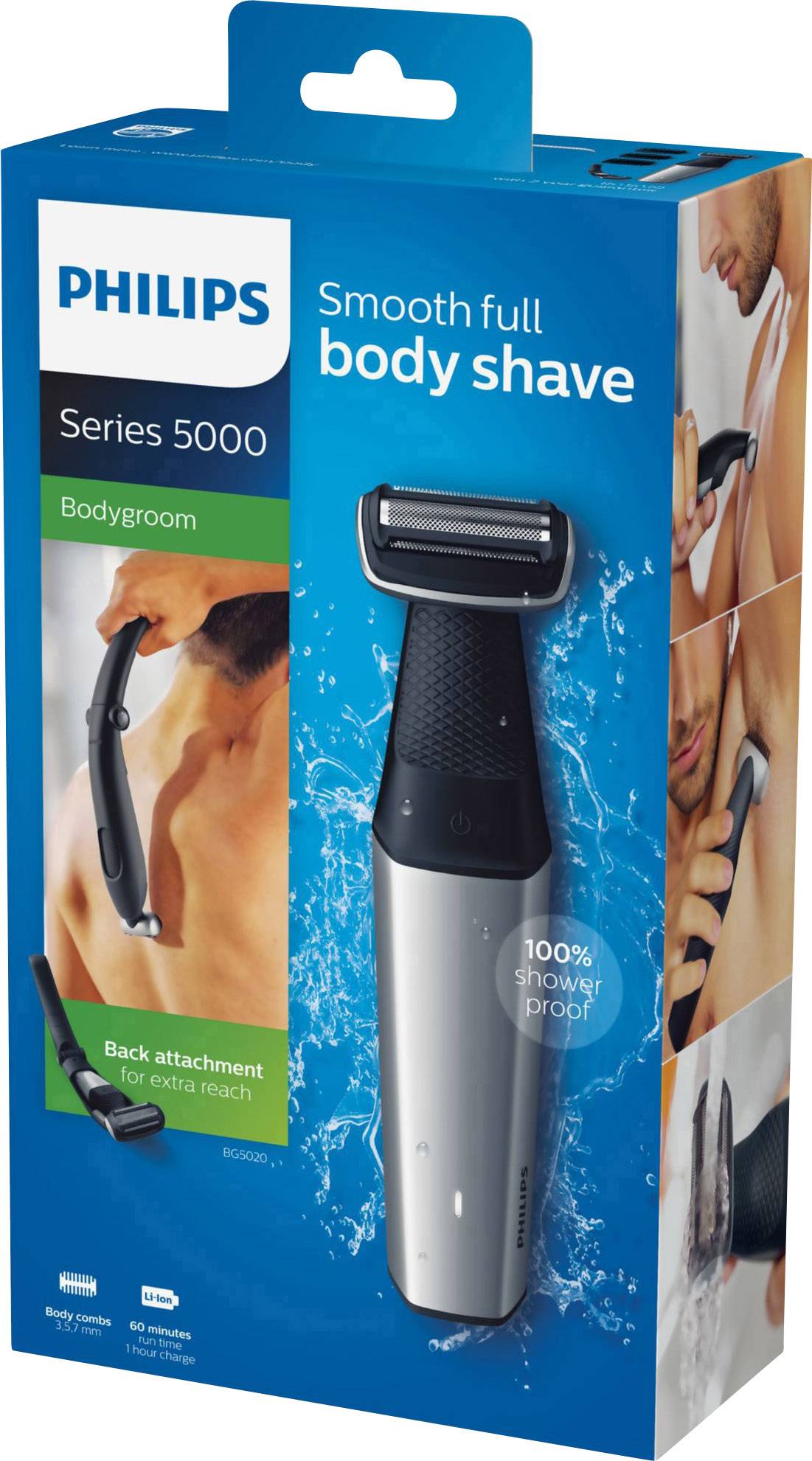 PHILIPS BG5020 BODYGROOM SHAVER RECHARGEABLE WET&DRY