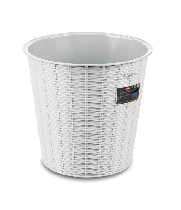 STEFANPLAST ELEGANCE OFFICE BIN 10L WHITE