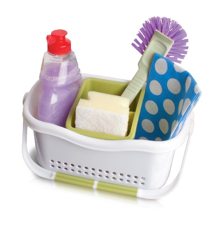 SINK CADDY WHITE/GREEN