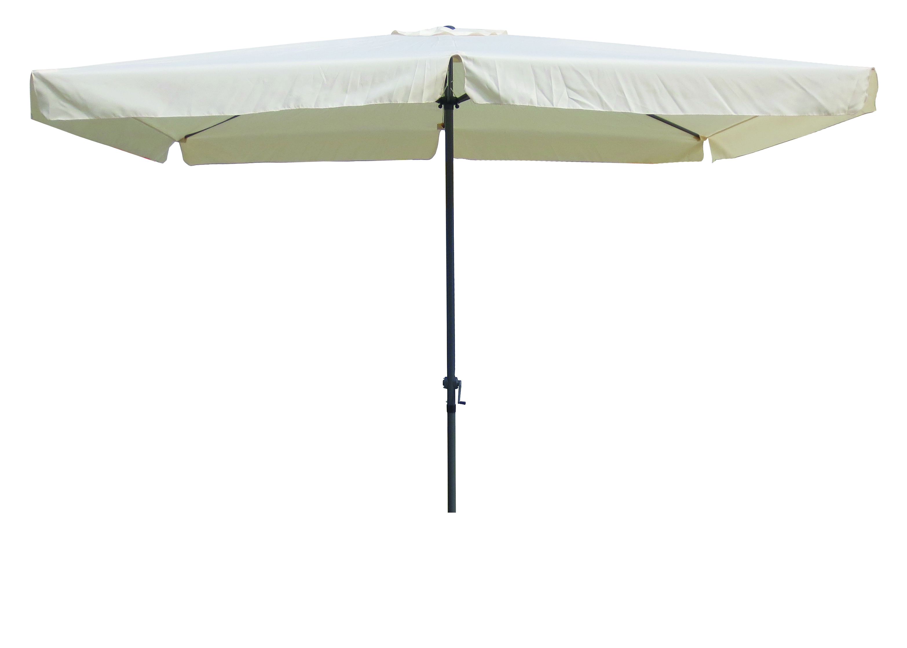 MARKET ALUMINIUM UMBRELLA 2X3M NATURAL