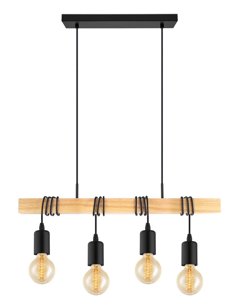 EGLO 'TOWNSHEND' PENDANT LIGHT 4xE27