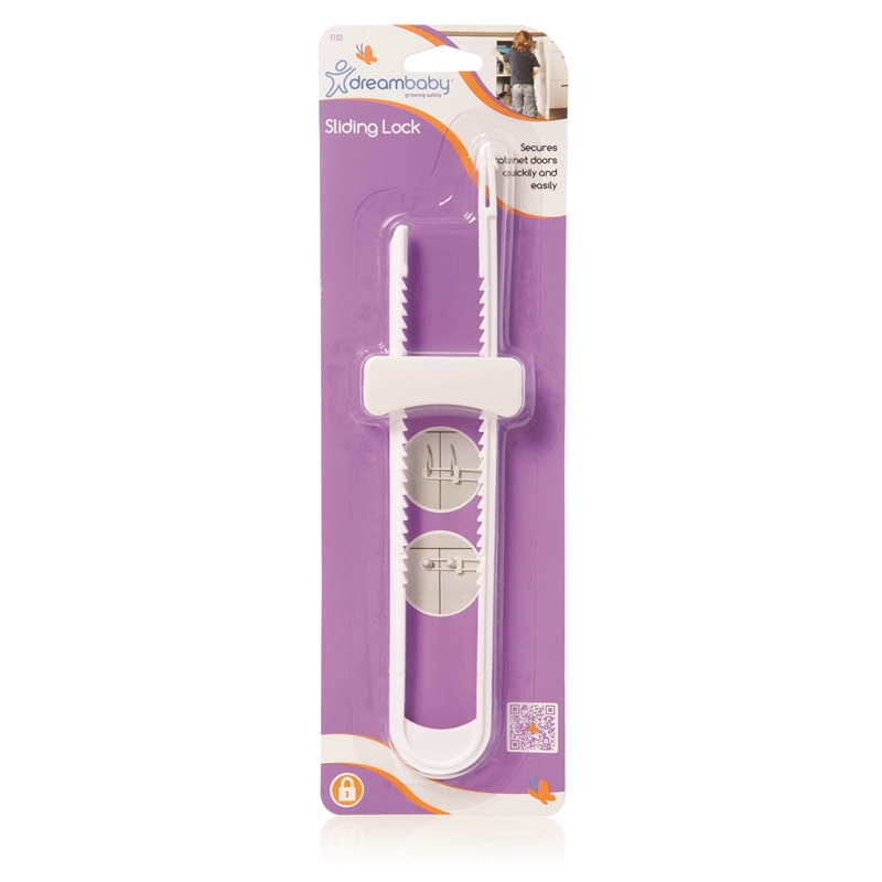 DREAMBABY SLIDING CABINET LOCK - WHITE 