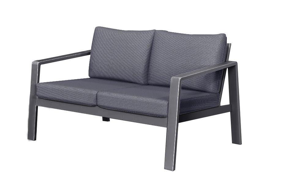 MASSA 2SEAT SOFA 138X85X72CM - GREY