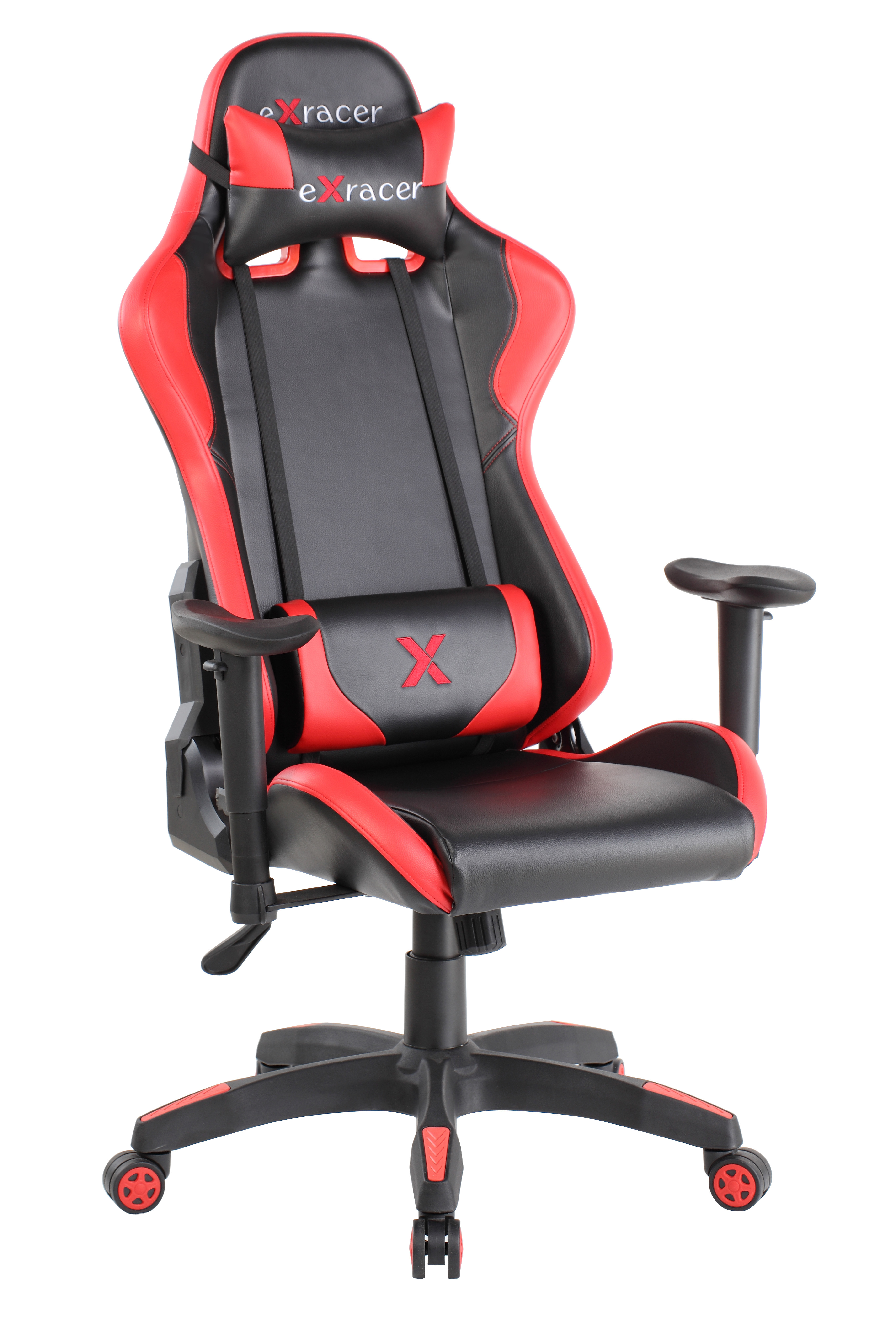 DAYTONA GAMING CHAIR RED 68X53X128.5-138CM