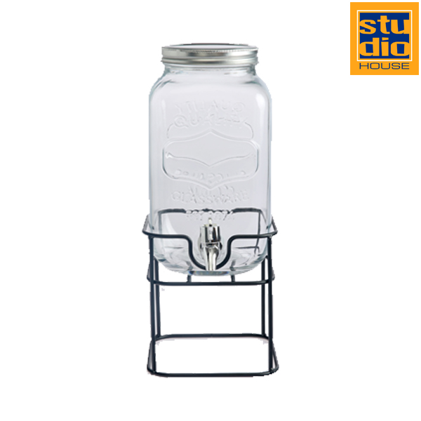 STUDIO HOUSE CARPI BOTTLE W/TAP + BASE 3.3L