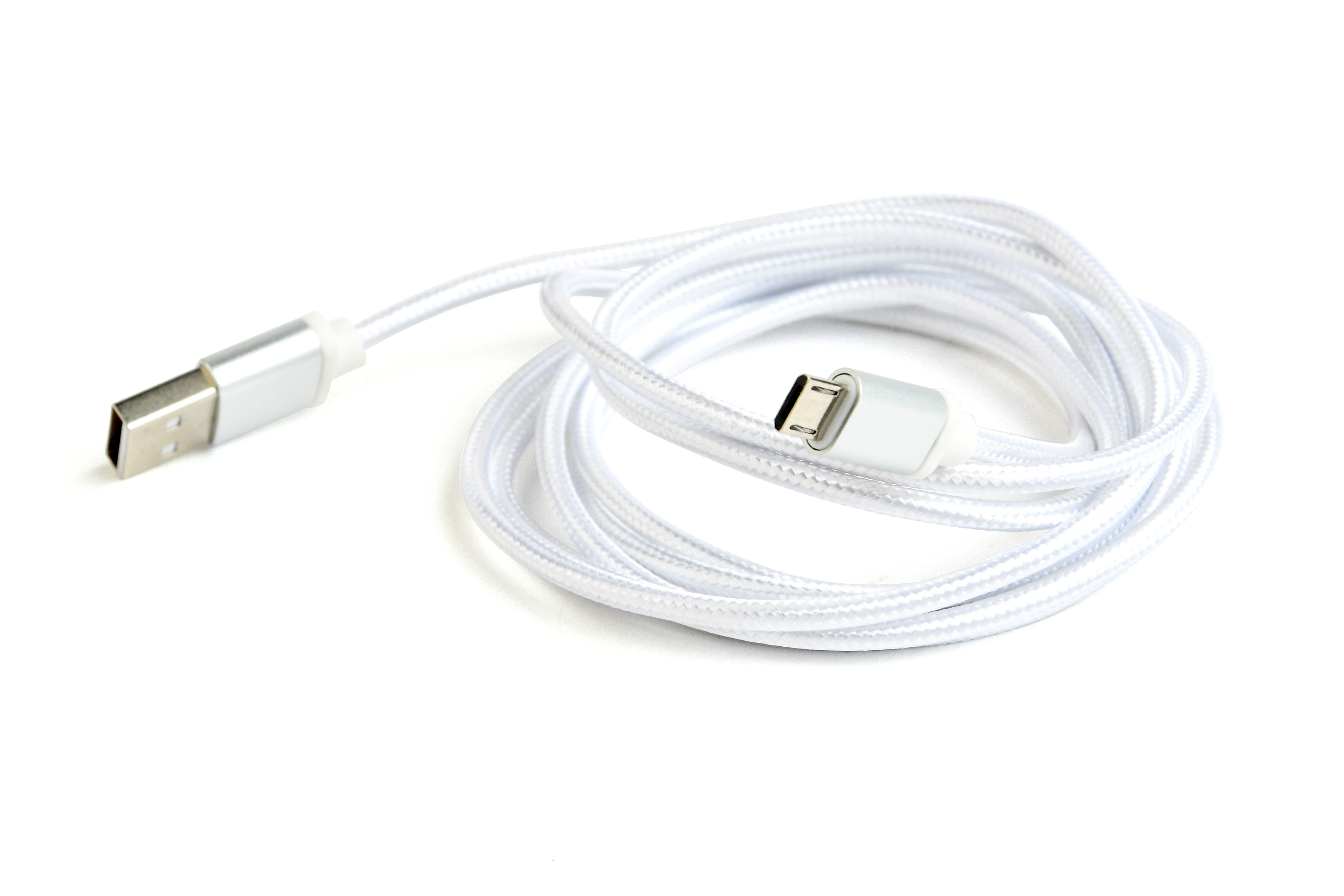 CABLEXPERT MICRO USB CABLE SILV 1,8M C.BR