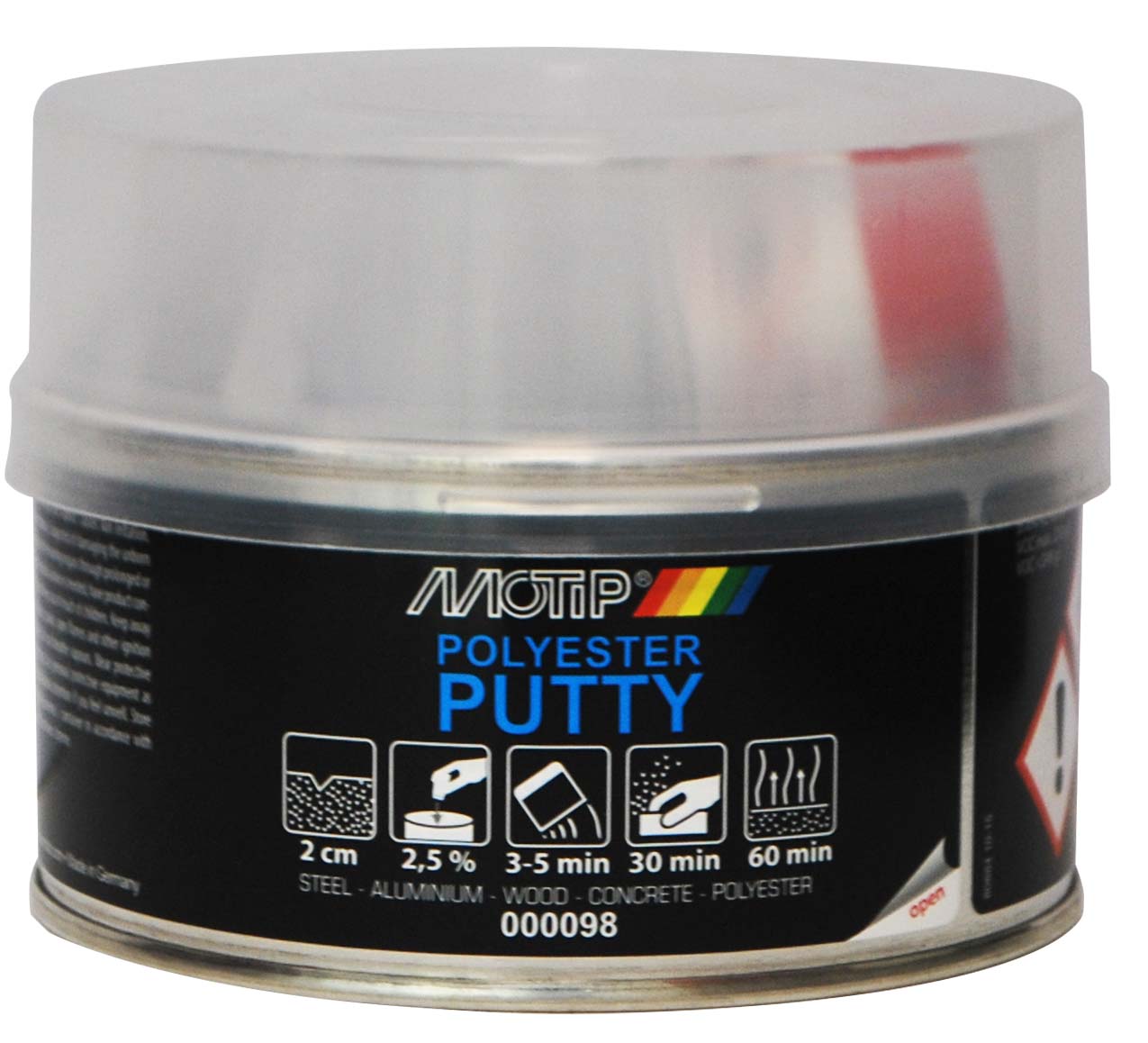 MOTIP POLYESTER PUTTY 500GR