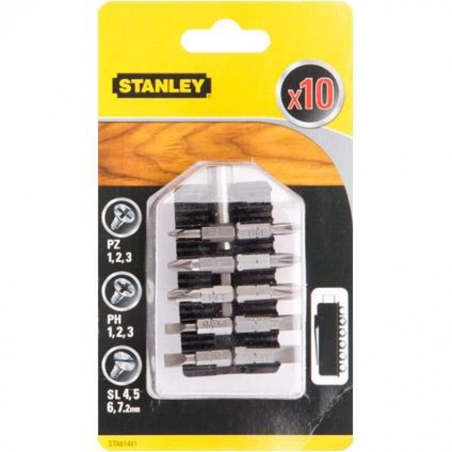 STANLEY SCREWDRIVER BITS STANLEYE X10