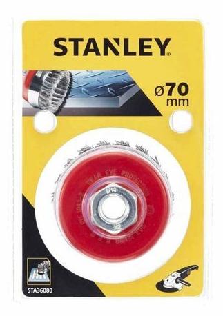 STANLEY WHEEL BRUSH 70MM