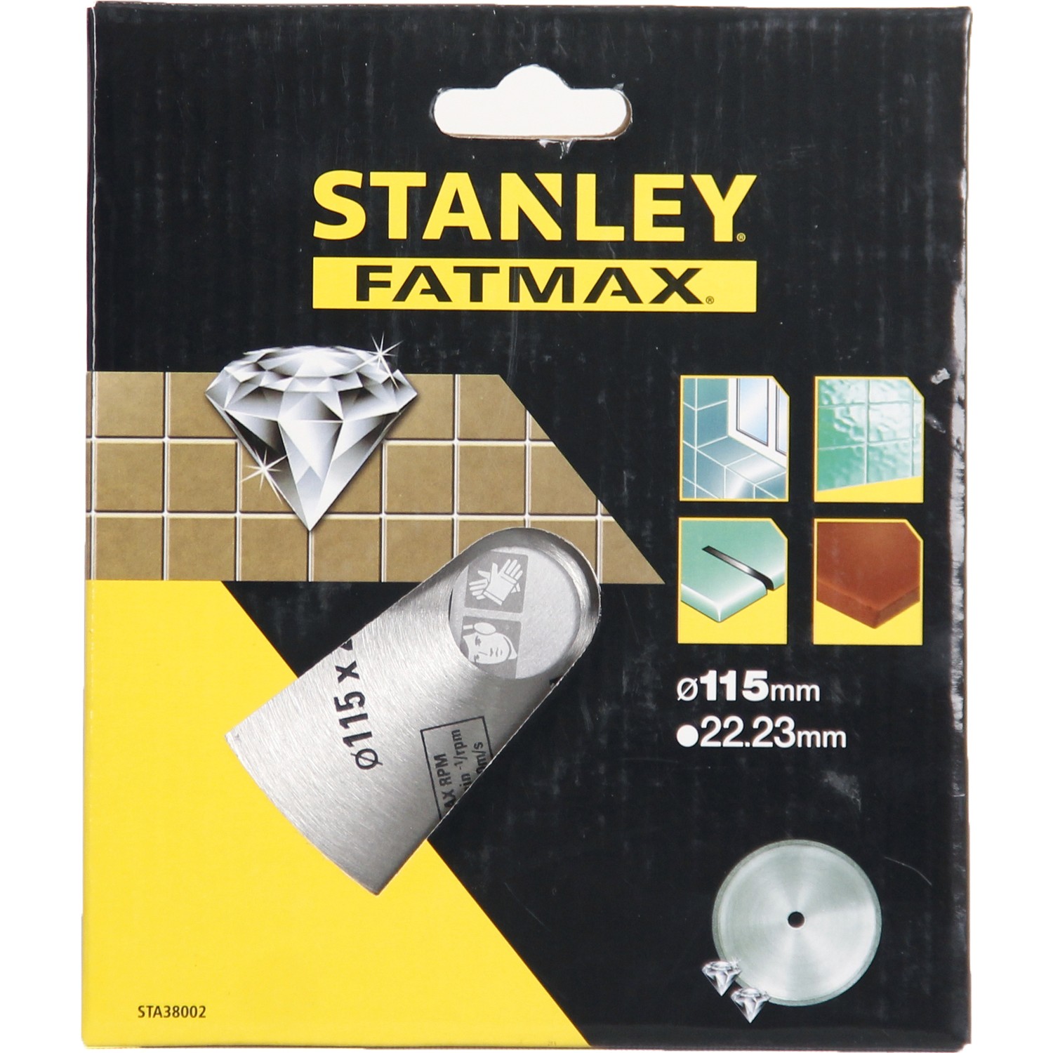 STANLEY DIAMOND DISC 115MM