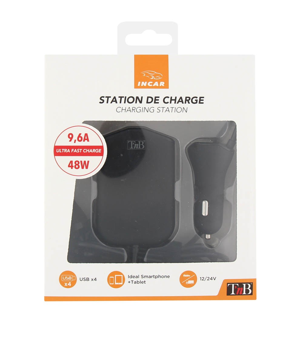 TNB CAR CHARGER 4USB PORTS 9,6