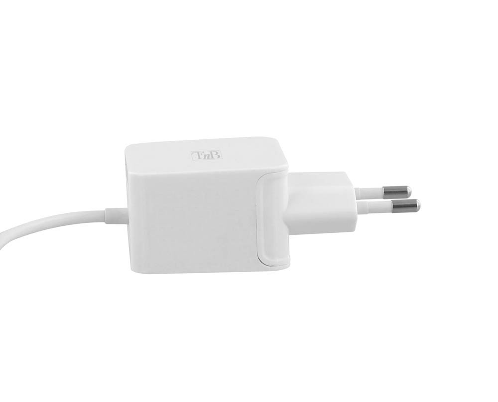 TNB 2.4A MAINS CHARG.USB-C WH