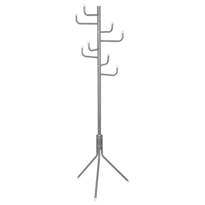 GREY METAL COAT TREE L43XH170CM