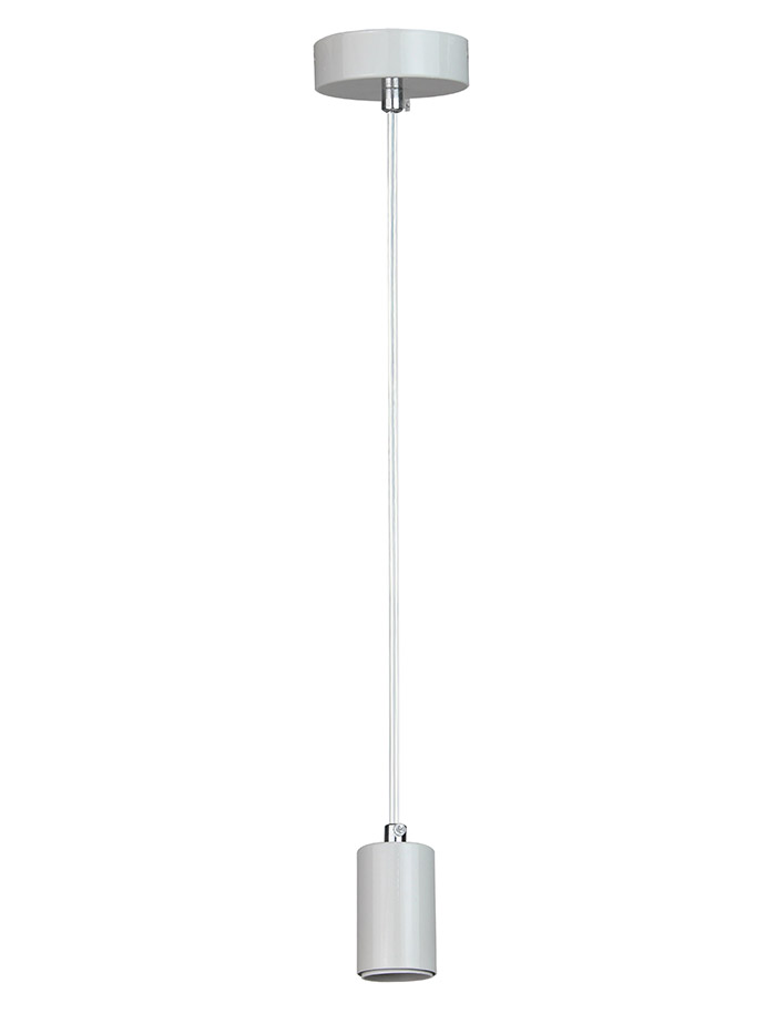 SUNLIGHT 1xE27 (MAX. 60W) PENDANT LIGHT METAL GREY Ø85xH1063MM