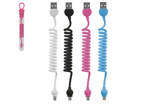 MICRO USB SPIRAL CABLE