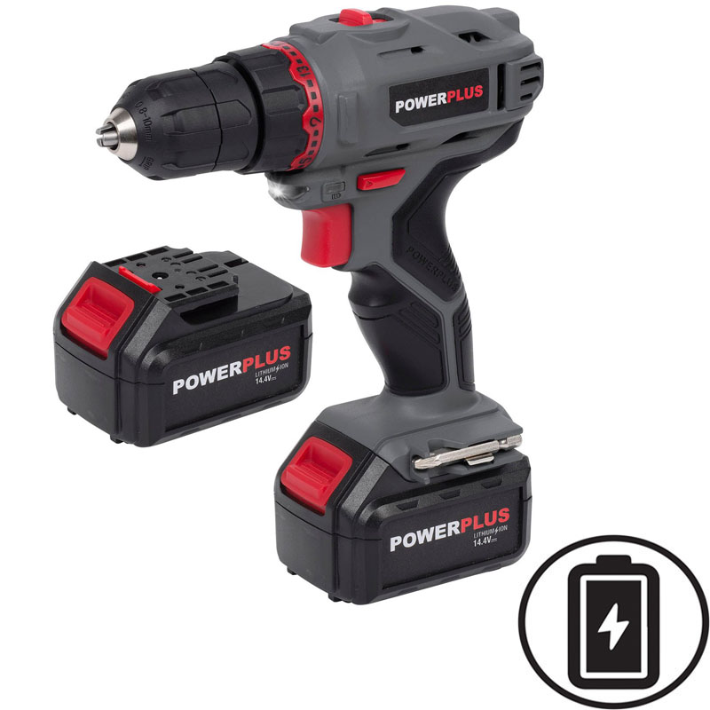 POWERPLUS POWE00031 DRILL 14,4V LION 1.3AH