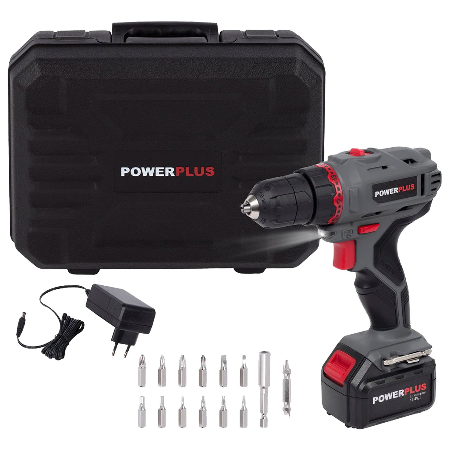 POWERPLUS POWE00031 DRILL 14,4V LION 1.3AH