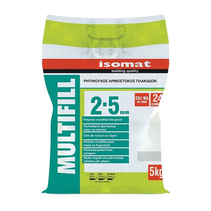 ISOMAT ΕΓΧΡΩΜΟΣ ΑΡΜΟΣΤΟΚΟΣ ΠΛΑΚΙΔΙΩΝ CG2 ΚΑΦΕ 5KG