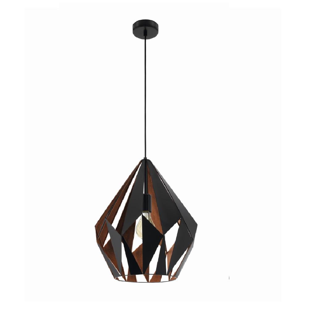 EGLO 'CARLTON 1' PENDANT LIGHT 1xE27 Ø205